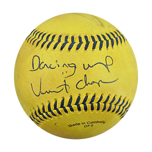 Vincent "The Dancing Umpire" Chapman Savannah Bananas Game Used Banana Ball from 3/30/25 at Atlanta