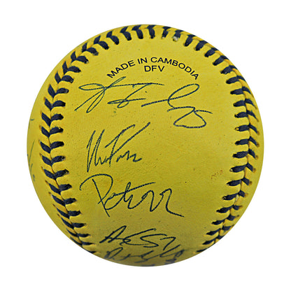 Party Animals 2025 Team Autographed Wilson Banana Ball
