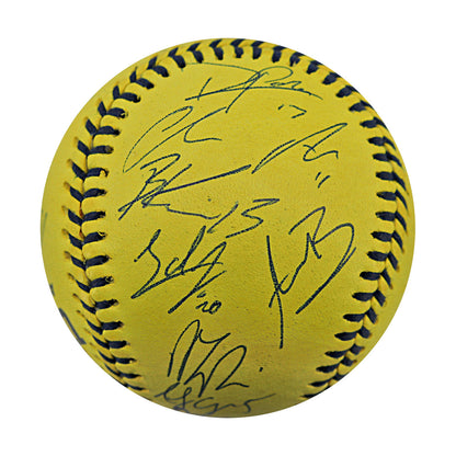 Party Animals 2025 Team Autographed Wilson Banana Ball