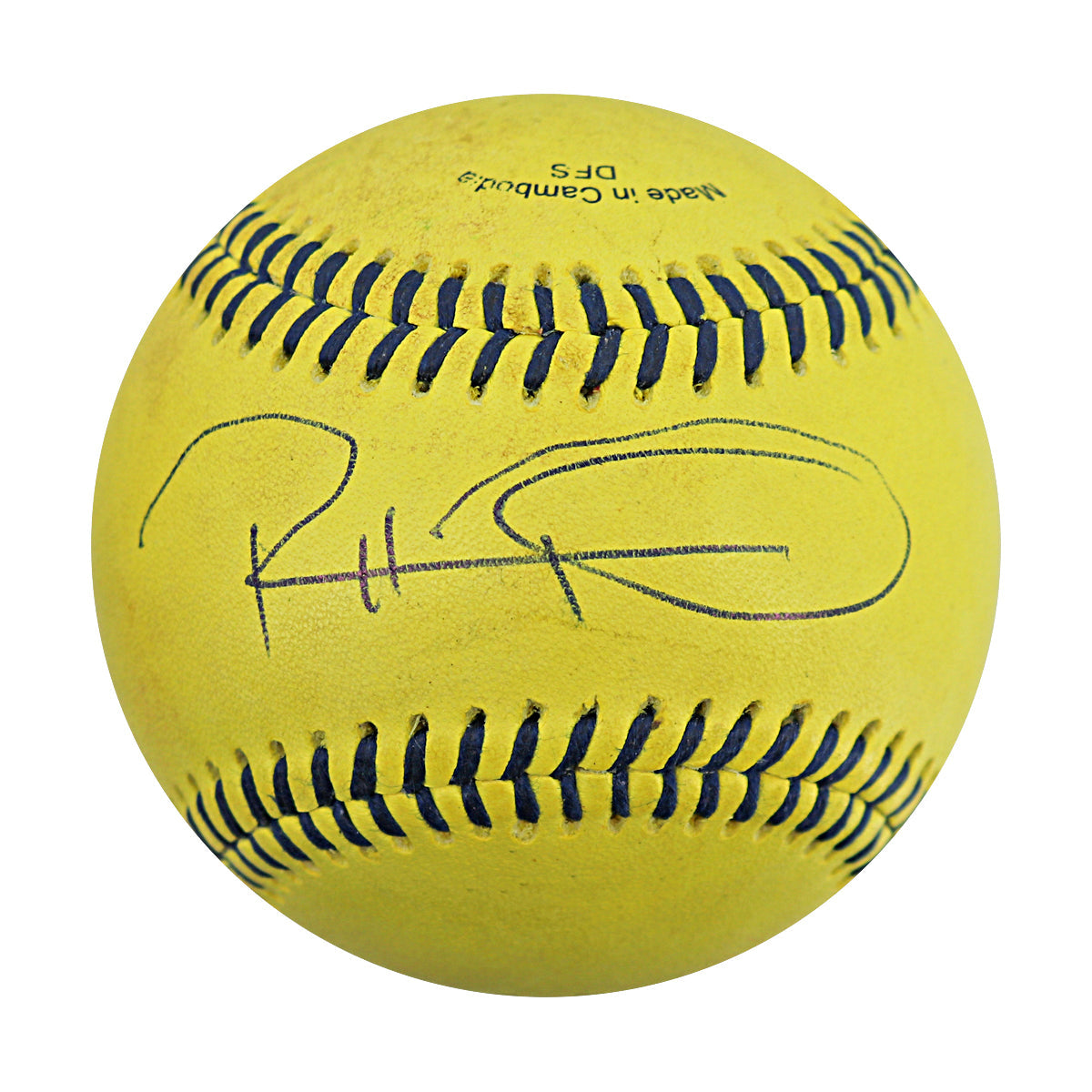 Russell Dickerson Savannah Bananas Autographed Game Used Banana Ball from 4/26/25 at Clemson