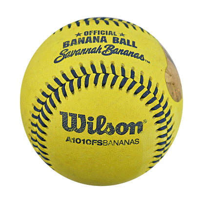 Dabo Swinney Savannah Bananas Autographed Game Used Banana Ball from 4/26/25 at Clemson