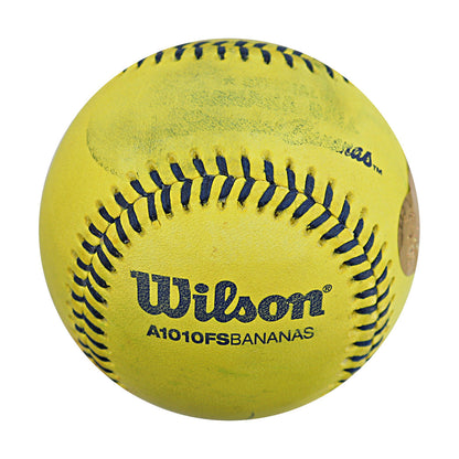 C.J. Spiller Savannah Bananas Autographed Game Used Banana Ball from 4/26/25 at Clemson