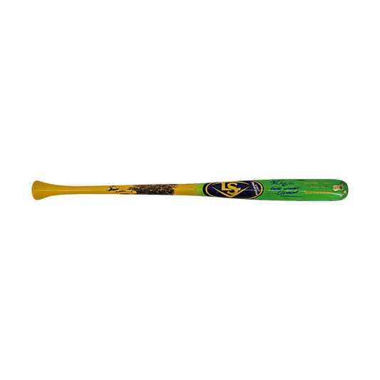 Ryan Cox Savannah Bananas Autographed Inscribed LS CB24 8th Inning Walk-Off Home Run Bat from Clemson  4/26/25