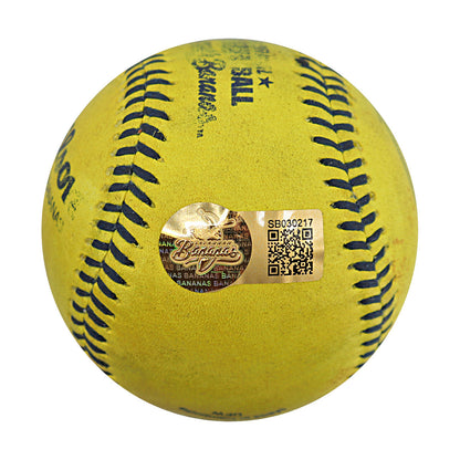 Reese Alexiades Savannah Bananas Autographed Game Used Banana Ball from 4/26/25 at Clemson - Trick Play Top 2nd Inning