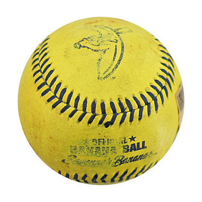 Reese Alexiades Savannah Bananas Autographed Game Used Banana Ball from 4/26/25 at Clemson - Trick Play Top 2nd Inning