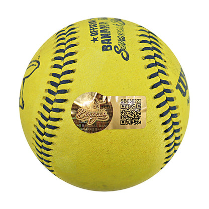 Kyle "KJ" Jackson Savannah Bananas Autographed Game Used Banana Ball from 4/26/25 at Clemson