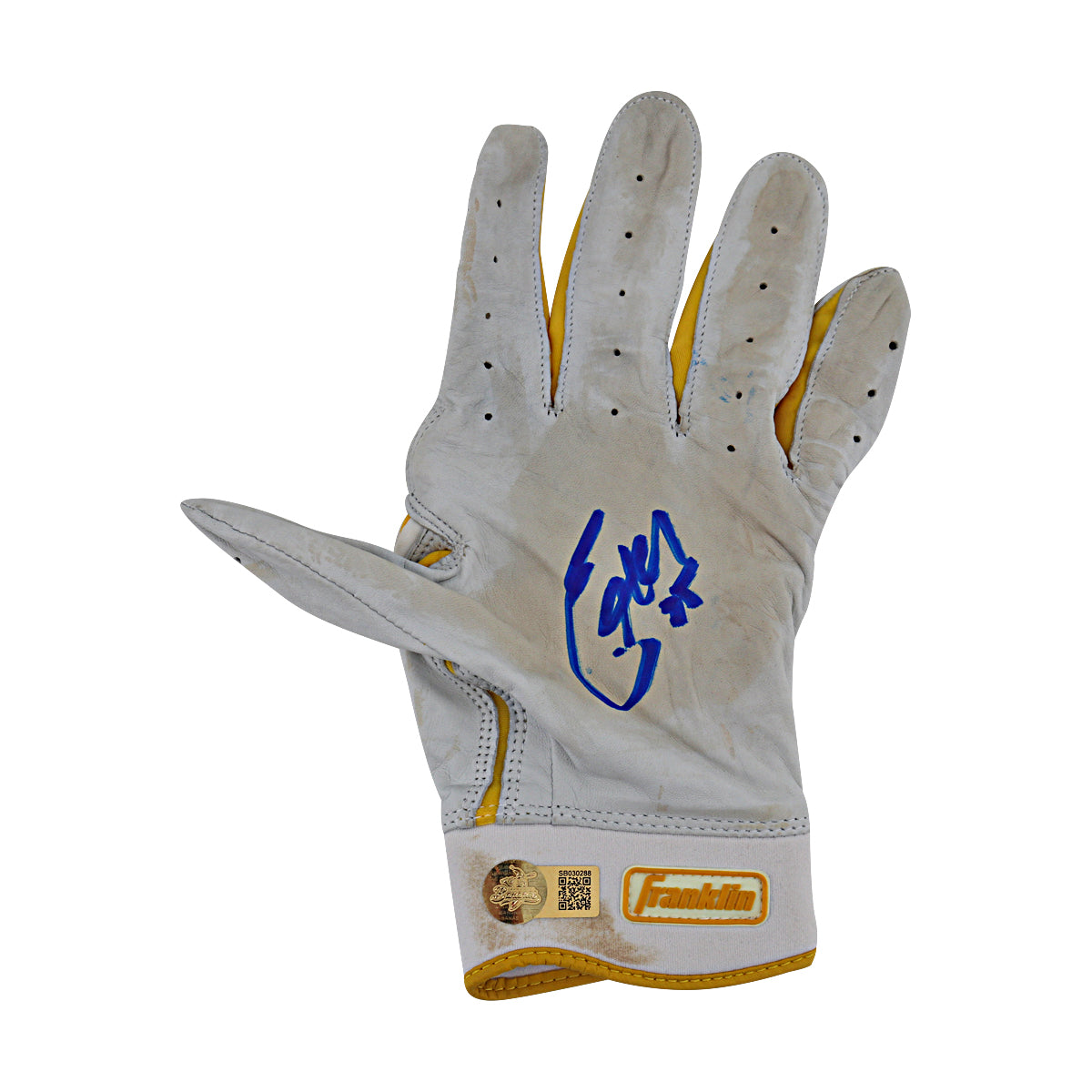 Eric Hosmer Autographed Game Used Pair of Batting Gloves 5.23.25 Kauffman Stadium  