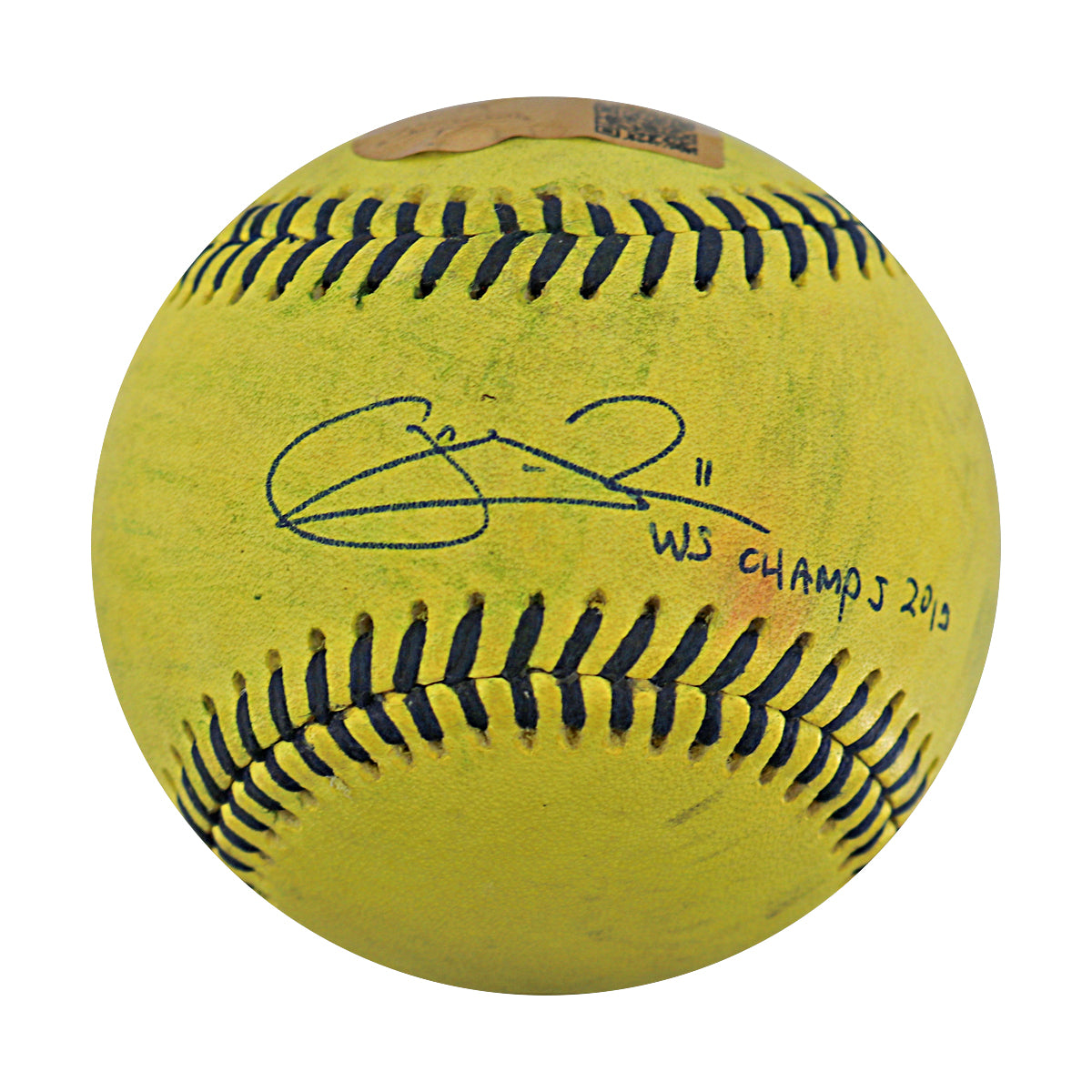 Jeremy Guthrie Signed Inscribed Game Used Banana Ball 5.23.25 Kauffman Stadium  