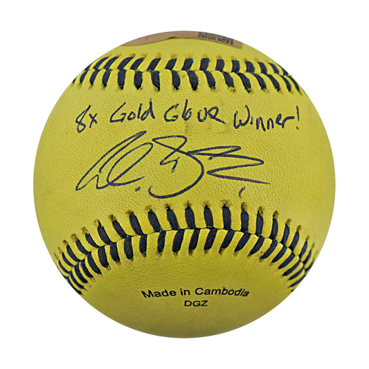 Alex Gordon Signed Inscribed Game Used Banana Ball 5.23.25 Kauffman Stadium-1