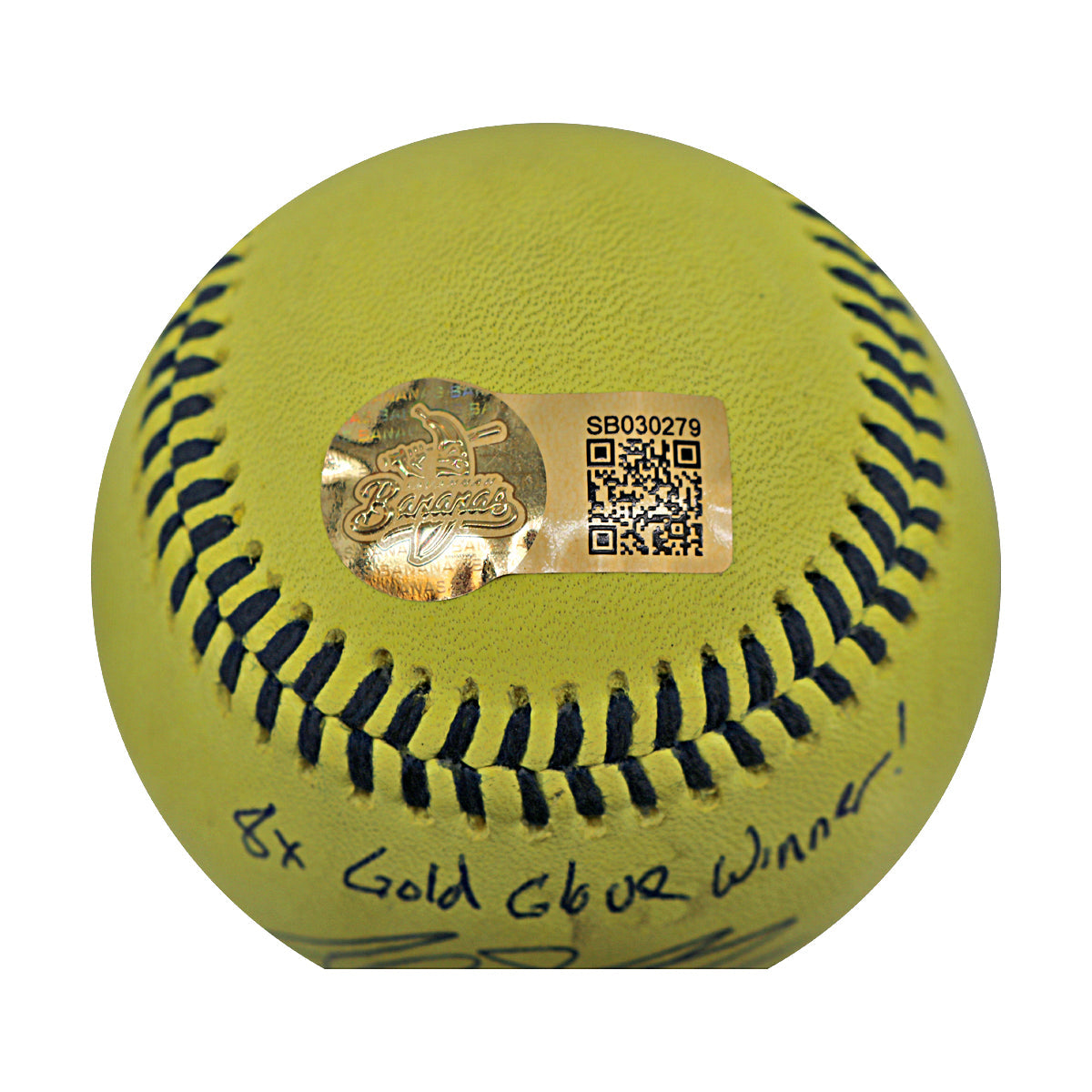 Alex Gordon Signed Inscribed Game Used Banana Ball 5.23.25 Kauffman Stadium-1