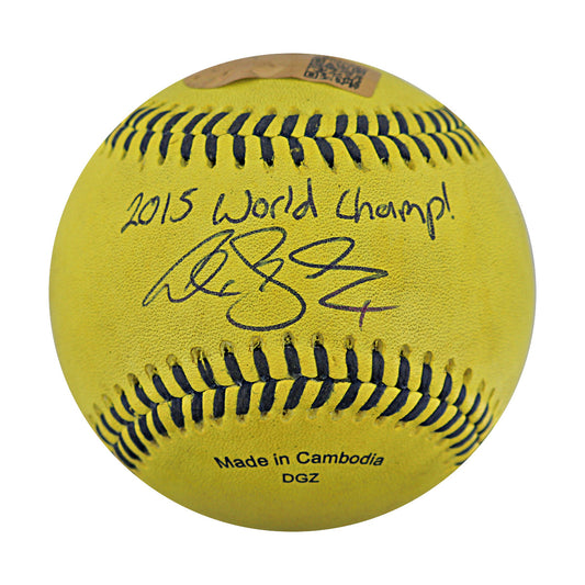 Alex Gordon Signed Inscribed Game Used Banana Ball 5.23.25 Kauffman Stadium-2