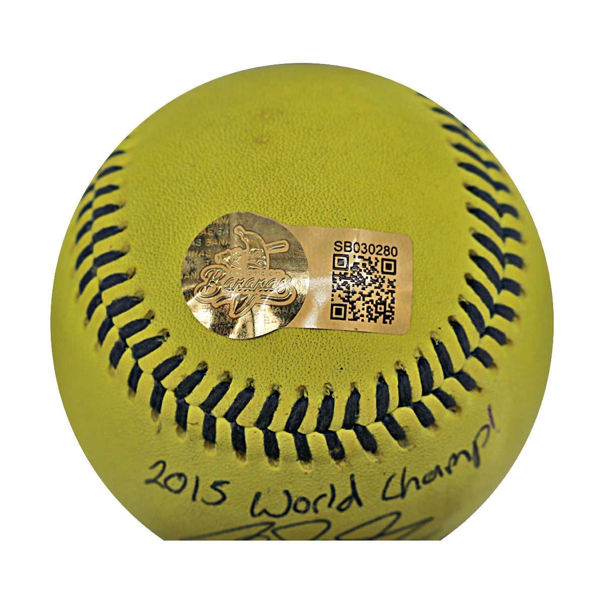 Alex Gordon Signed Inscribed Game Used Banana Ball 5.23.25 Kauffman Stadium-2