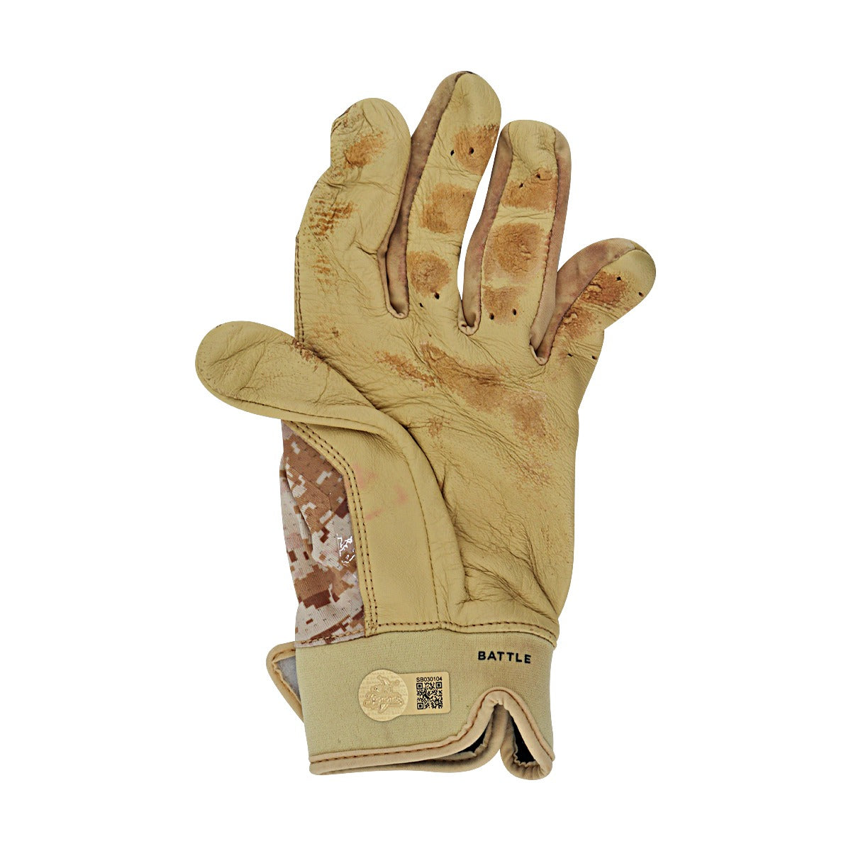 Mike Moustakas Signed Game Used Batting Gloves 5.23.25 Kauffman Stadium  