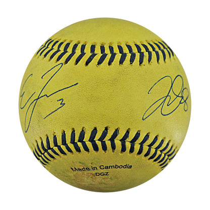 Olson, Jones Dual Signed Game Used Banana Ball 5.23.25 Kauffman Stadium  