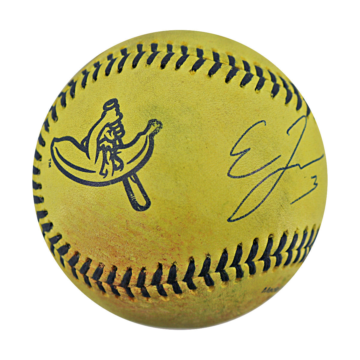 Olson, Jones Dual Signed Game Used Banana Ball 5.23.25 Kauffman Stadium  