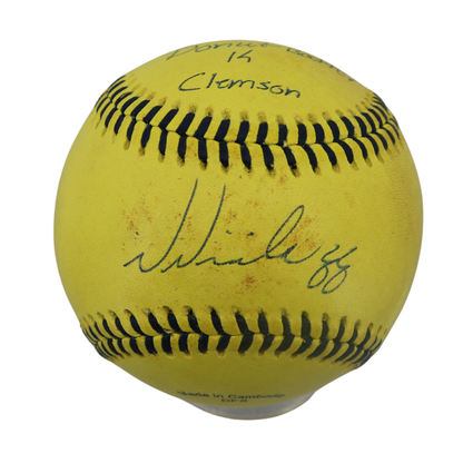 Noah Niznik Autographed Game Used Banana Ball w/Case 4.26.25 Memorial Stadium 