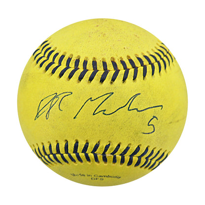 DR Meadows Autographed Game Used Banana Ball w/Case 7.5.25 Fenway Park