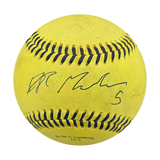 DR Meadows Autographed Game Used Banana Ball w/Case 7.5.25 Fenway Park