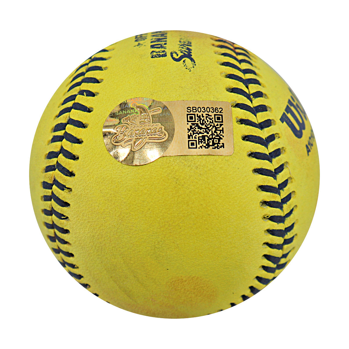 Jackson Olson Autographed Game Used Banana Ball 7.5.25 Fenway Park