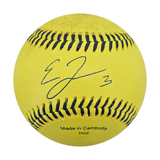 Eric Jones Autographed Game Used Banana Ball w/Case 7.5.25 Fenway Park