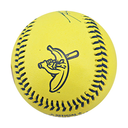 Keith Foulke Autographed Game Used Banana Ball w/Case 7.5.25 Fenway Park