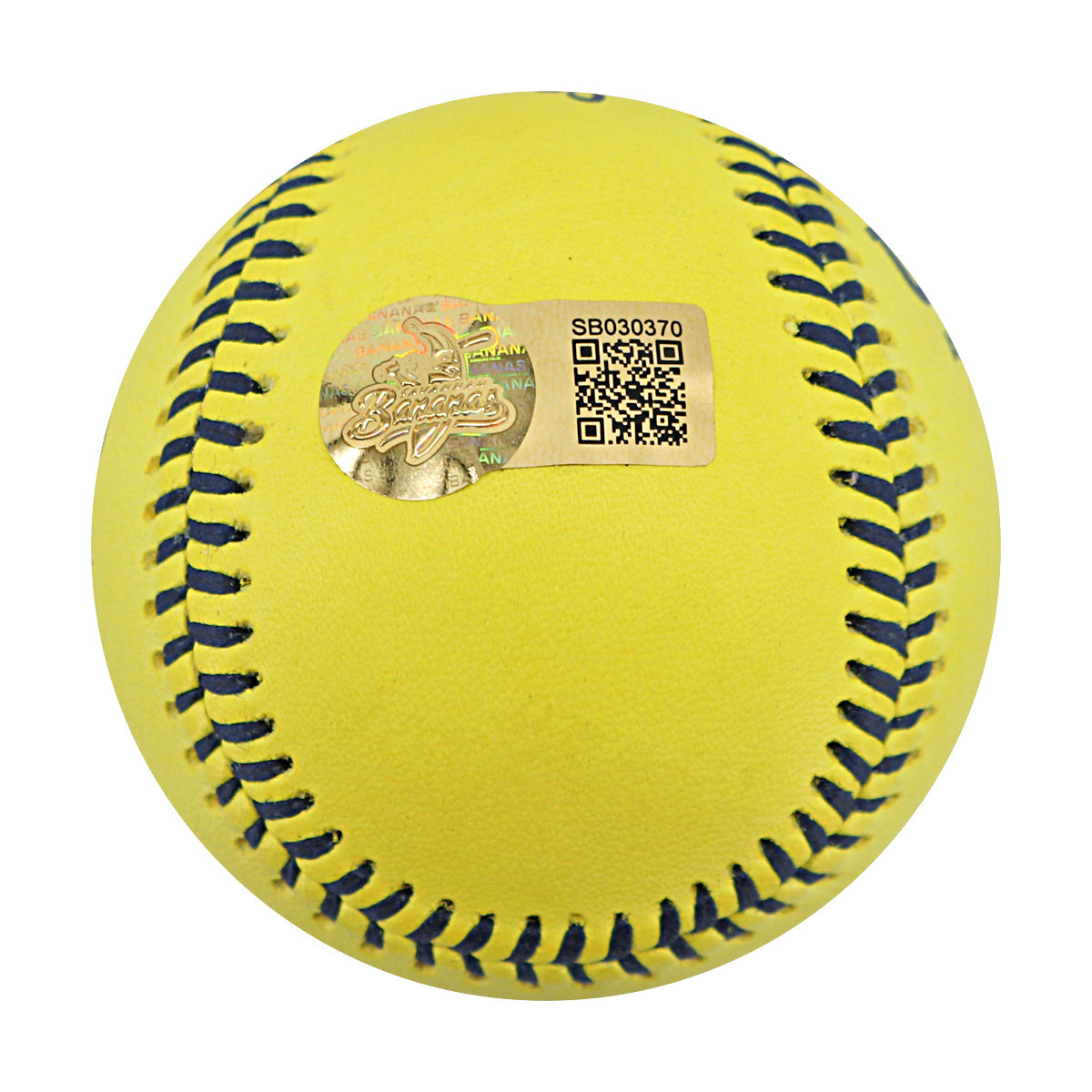 Keith Foulke Autographed Game Used Banana Ball w/Case 7.5.25 Fenway Park