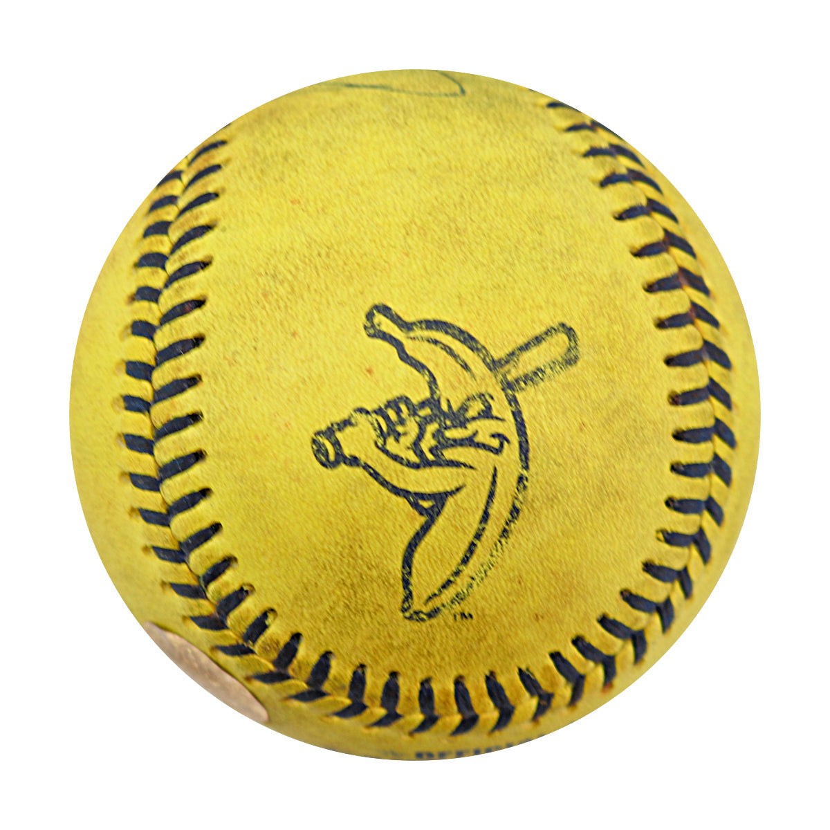 Dan Oberst Autographed Game Used Banana Ball w/Case 7.6.25 Fenway Park