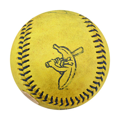 Dan Oberst Autographed Game Used Banana Ball w/Case 7.6.25 Fenway Park