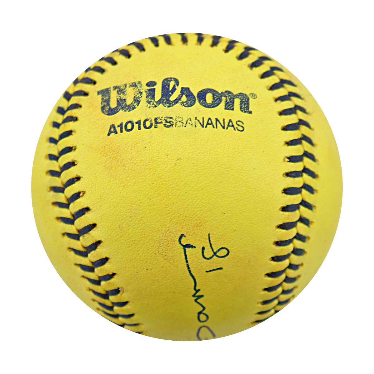 Johnny Damon Autographed Game Used Banana Ball 7.6.25 Fenway Park