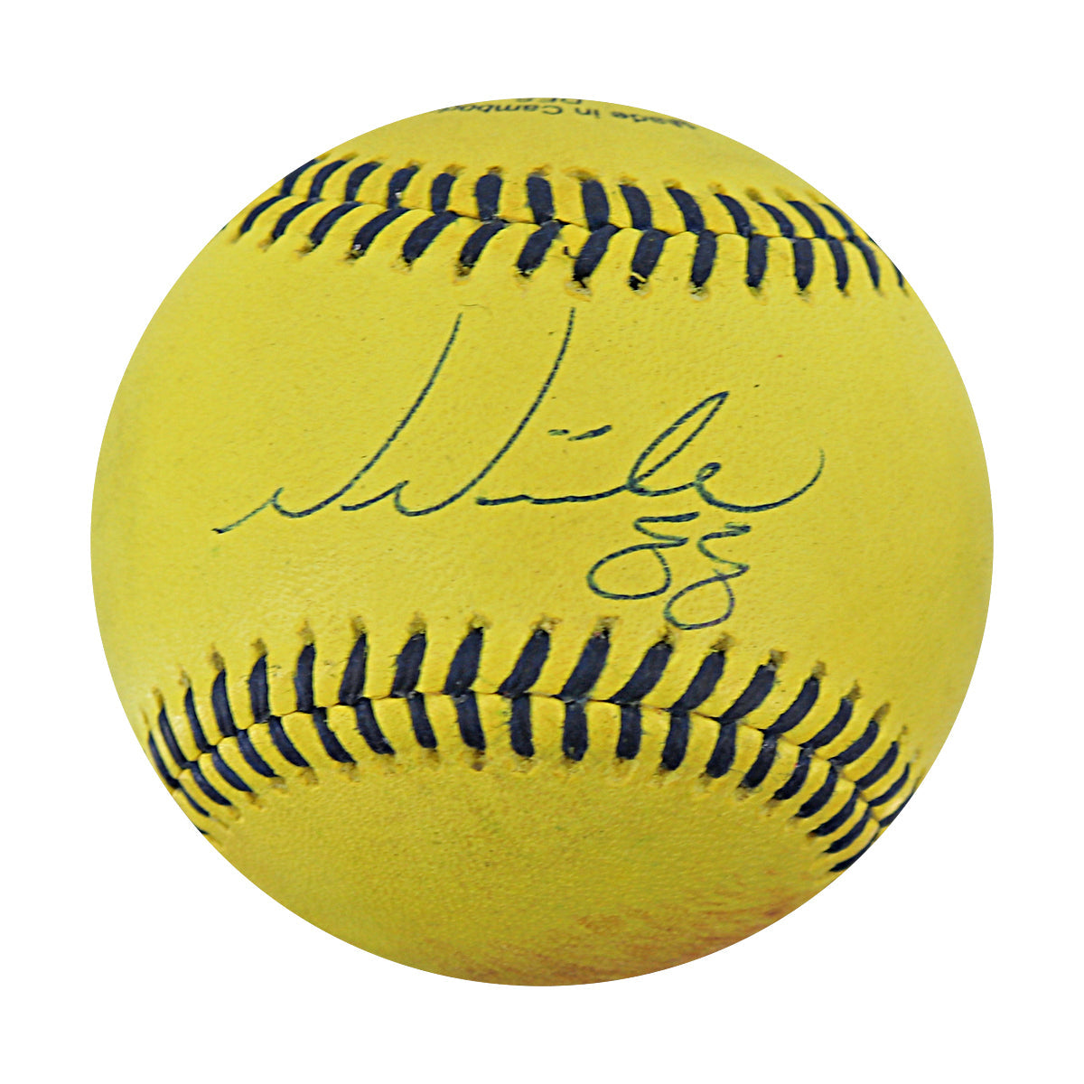 Noah Niznik Autographed Game Used Banana Ball w/Case 8.1.25 Camden Yards 