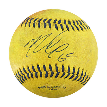 Ryan Cox Autographed Game Used Banana Ball w/Case 8.2.25 Camden Yards