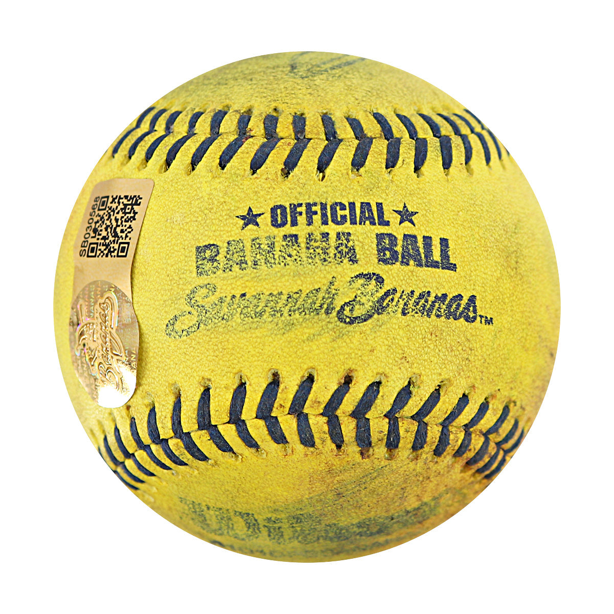 Ryan Cox Autographed Game Used Banana Ball w/Case 8.2.25 Camden Yards