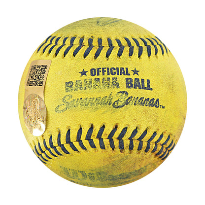 Ryan Cox Autographed Game Used Banana Ball w/Case 8.2.25 Camden Yards