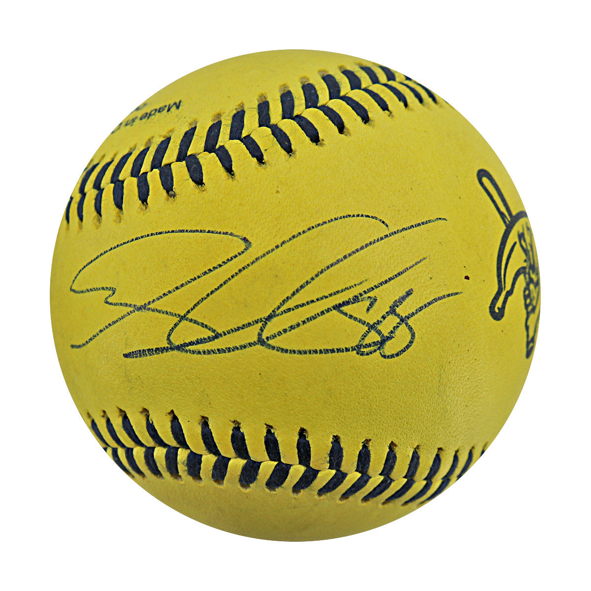 Greg Olsen Jonathan Stewart Signed GU Banana Ball 6.6.25 BOA Stadium 