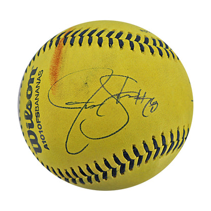 Greg Olsen Jonathan Stewart Signed GU Banana Ball 6.6.25 BOA Stadium 
