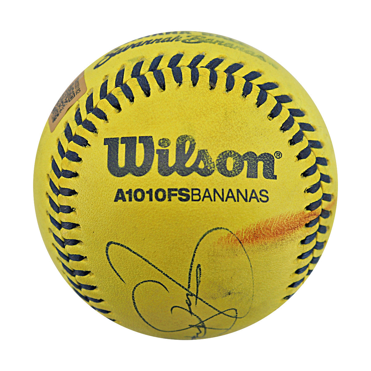 Greg Olsen Jonathan Stewart Signed GU Banana Ball 6.6.25 BOA Stadium 