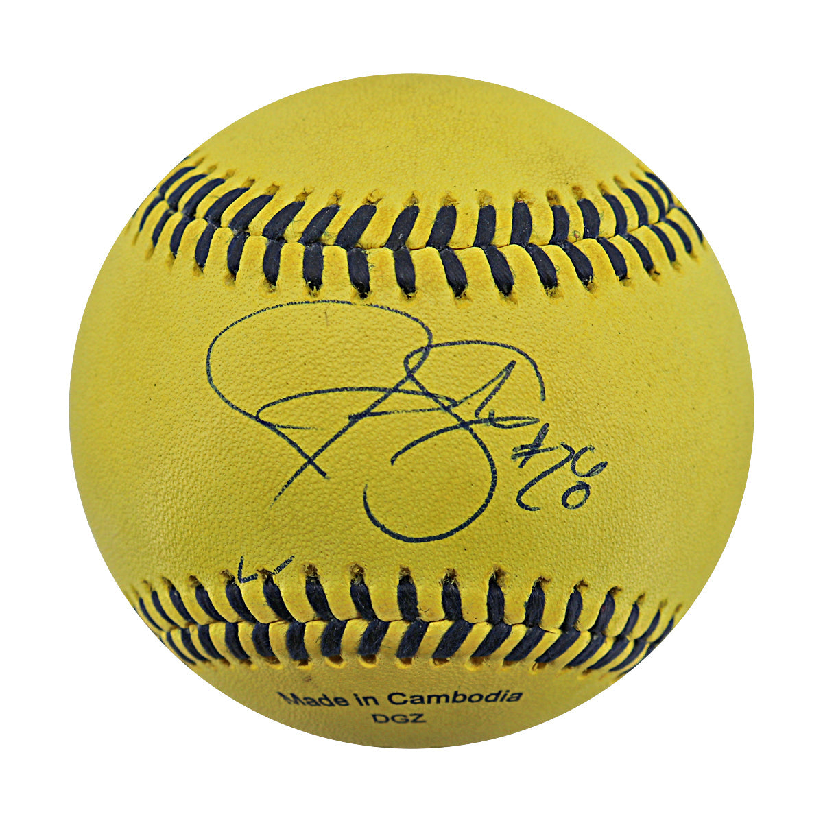 Jonathan Stewart Signed Game Used Banana Ball 6.6.25 Bank of America Stadium