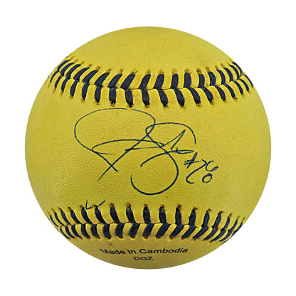 Jonathan Stewart Signed Game Used Banana Ball 6.6.25 Bank of America Stadium