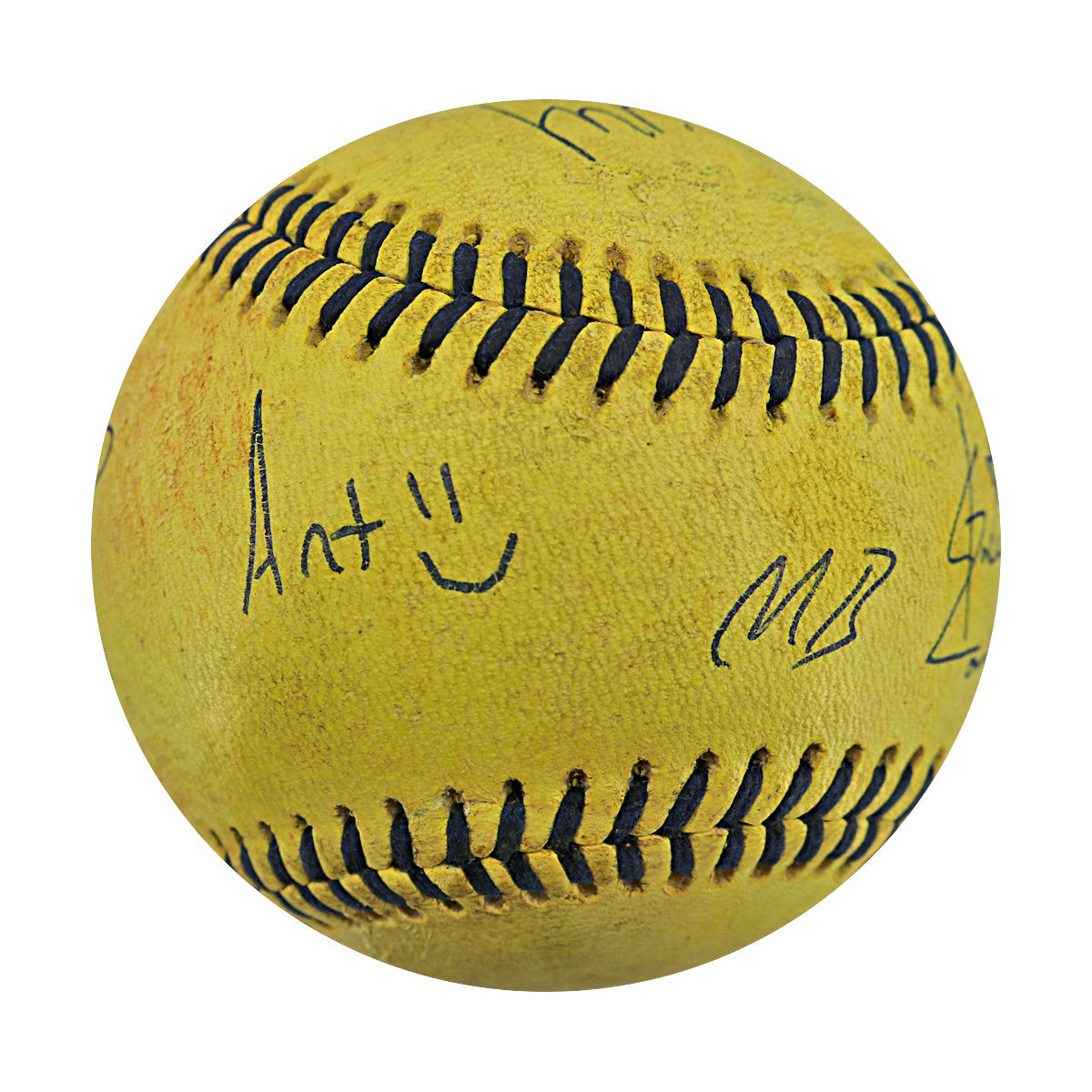 Man Nanas Autographed Game Used Banana Ball 6.7.25 Bank of America Stadium 