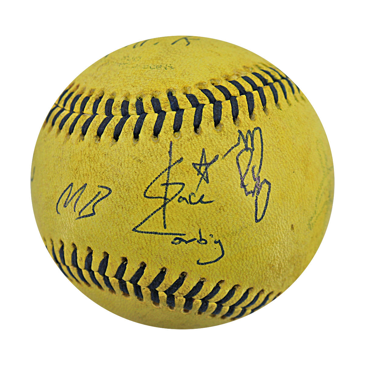 Man Nanas Autographed Game Used Banana Ball 6.7.25 Bank of America Stadium 