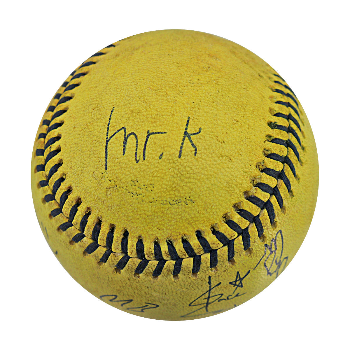 Man Nanas Autographed Game Used Banana Ball 6.7.25 Bank of America Stadium 
