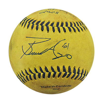 Bronson Arroyo Signed Inscribed GU Banana Ball 6.13.25 Great American Ball Park 