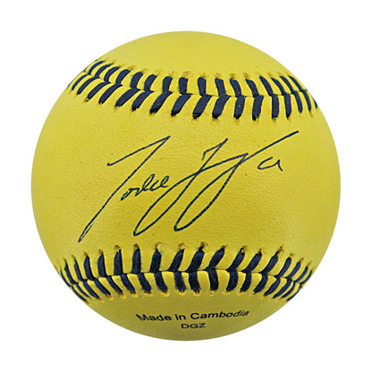 Todd Frazier Signed Game Used Banana Ball w/Case 6.13.25 Great American Ball Park 