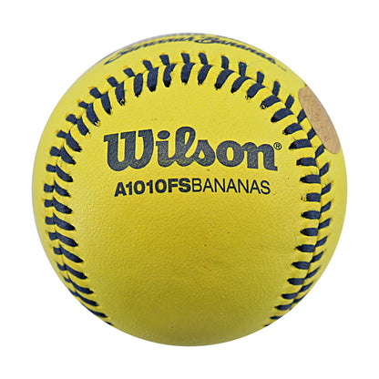 Todd Frazier Signed Game Used Banana Ball w/Case 6.13.25 Great American Ball Park 