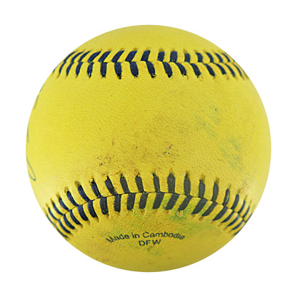 Ubaldo Jiminez Bananas Autographed Official Banana Ball 8.9.25 Coors Field 