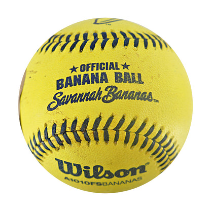 Ubaldo Jiminez Bananas Autographed Official Banana Ball 8.9.25 Coors Field 