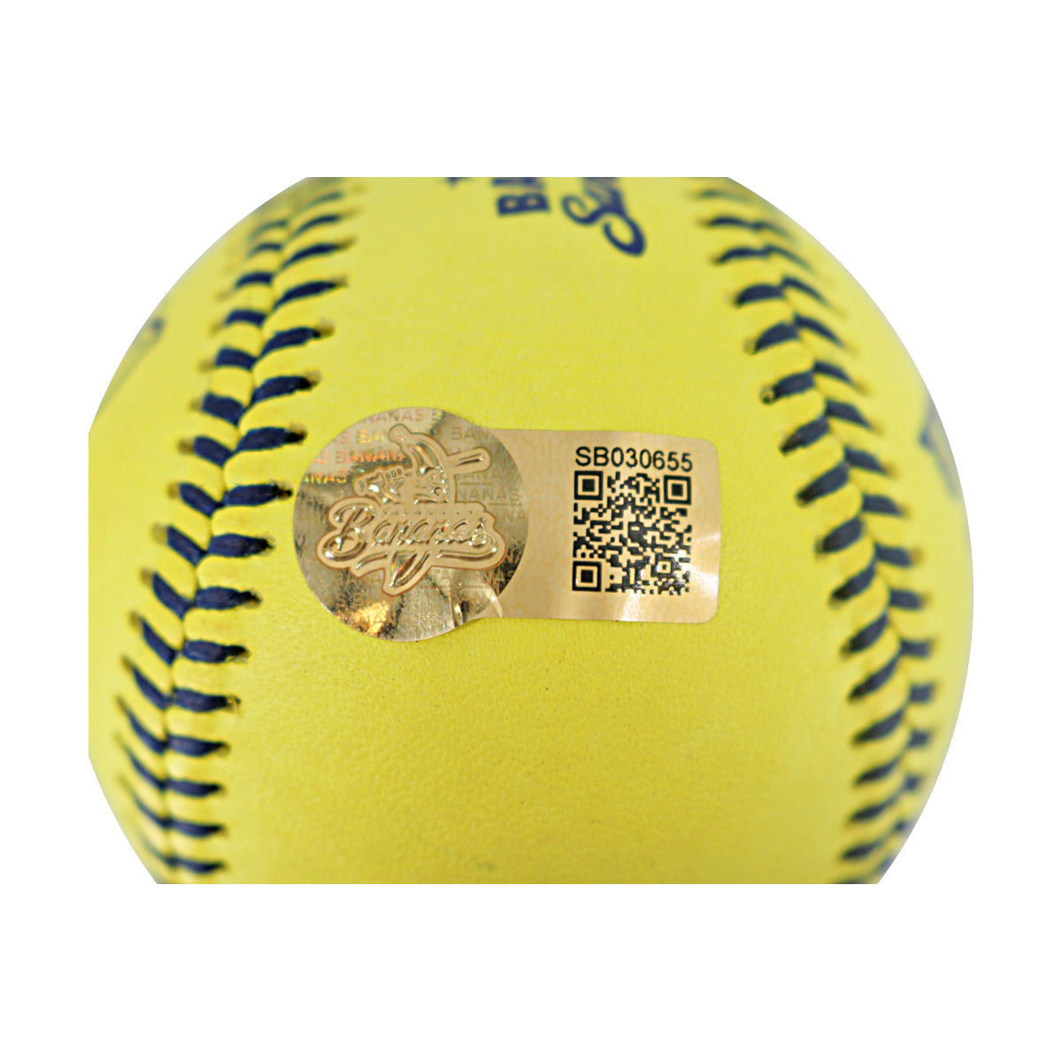 Vinny Castillo Bananas Autographed Official Banana Ball 8.9.25 Coors Field 