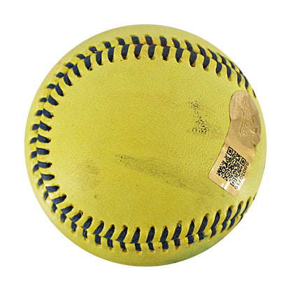 Andy Archer Bananas Autographed Game Used Official Banana Ball 8.29.25 PNC Park 