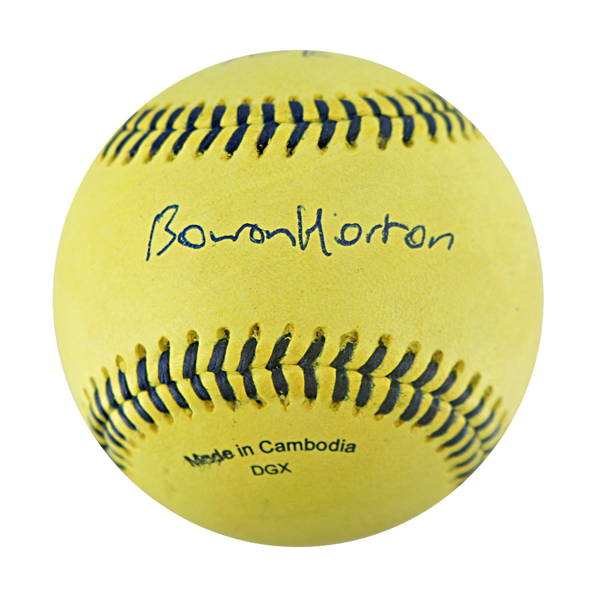 Bowen Horton Bananas Autographed Inscribed Game Used Official Banana Ball 8.29.25 PNC Park 