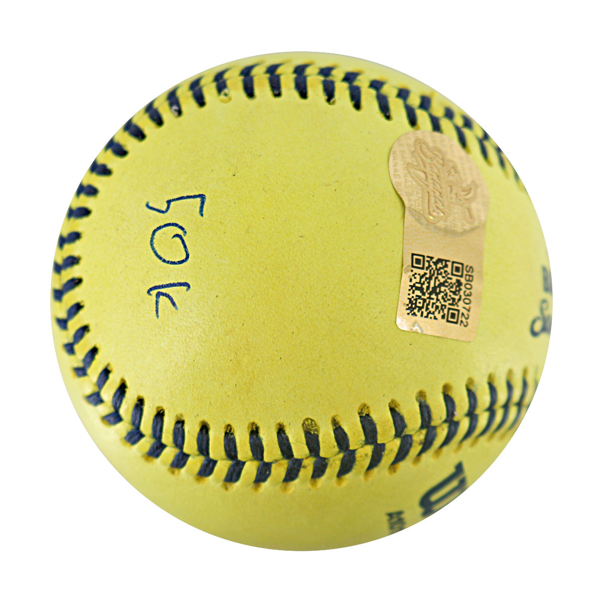 Bowen Horton Bananas Autographed Inscribed Game Used Official Banana Ball 8.29.25 PNC Park 